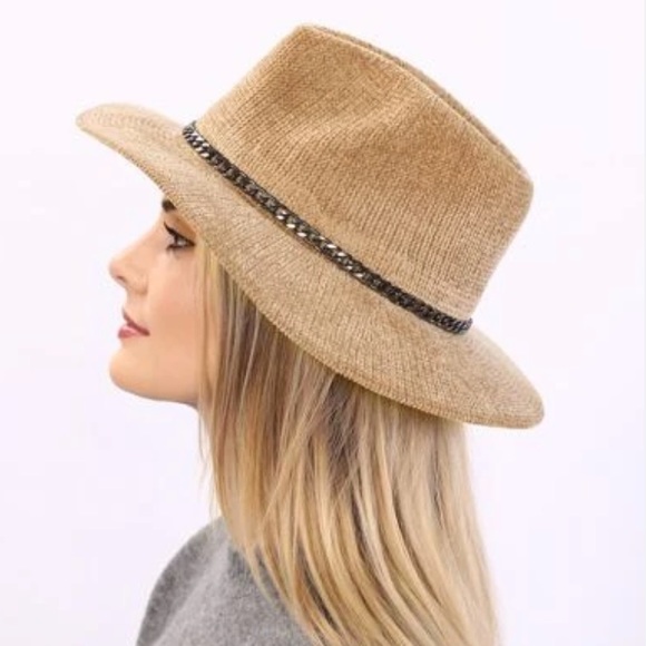 Belt Decor Fedora Hat. New without Tag - Picture 1 of 5